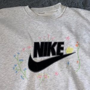 Nike embroidered crew neck